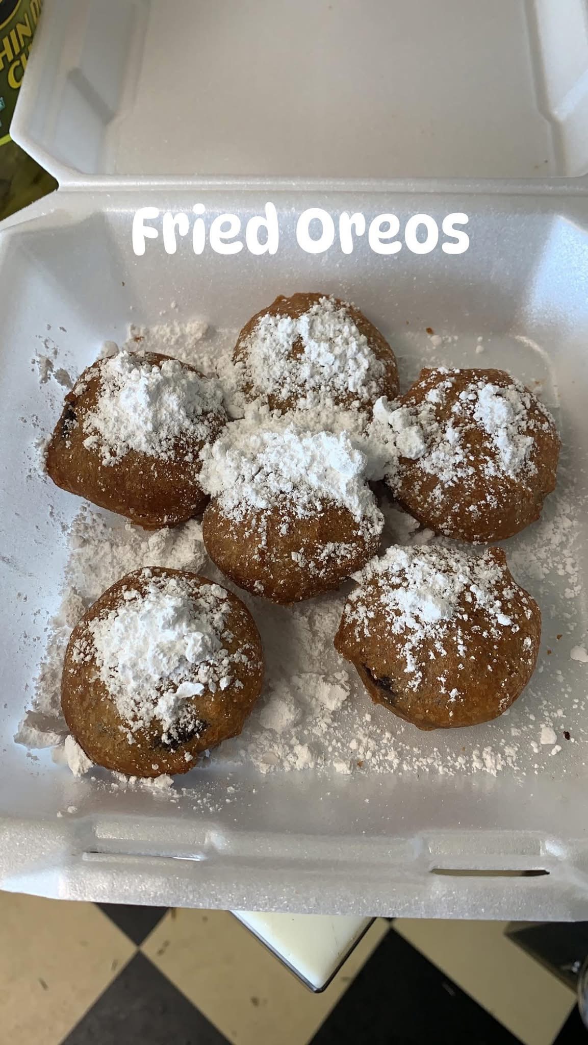Fried Oreos from Earnie’s Food Truck